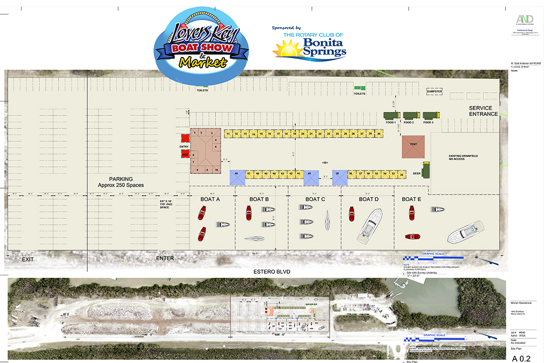 Lovers Key Boat Show 2024 Site Map